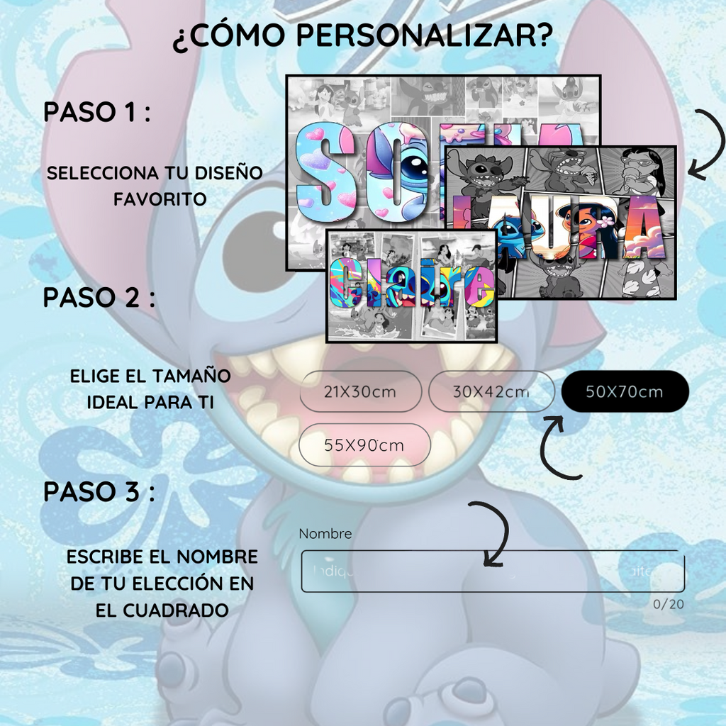 Dibujo Personalizado Ohana