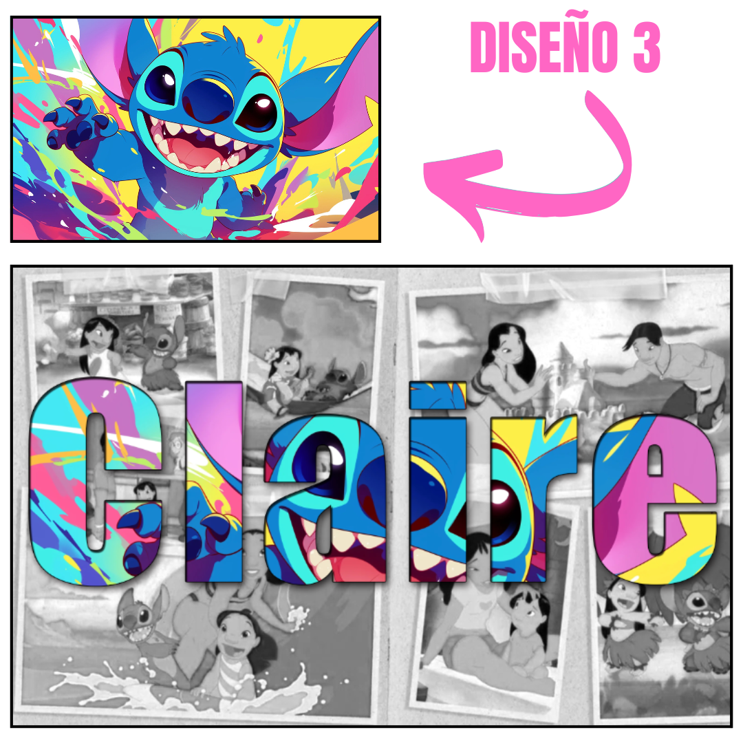 Dibujo Personalizado Ohana